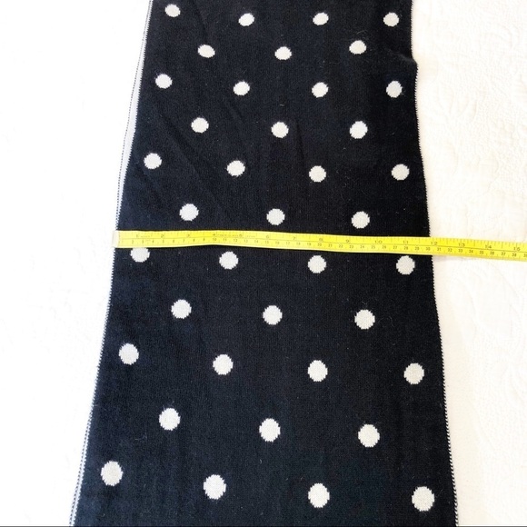 NY & Co. Black/Silver Polka Dot Infinity Scarf - Picture 8 of 10